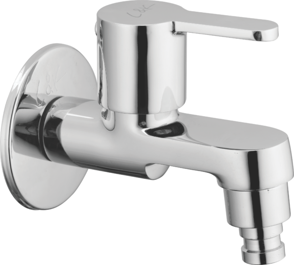 Bib Cock Short Washing Machine Tap with wall flange