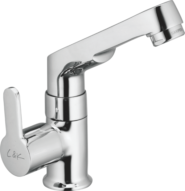 Pillar Tap Swan Neck with Casted Swinging Spout