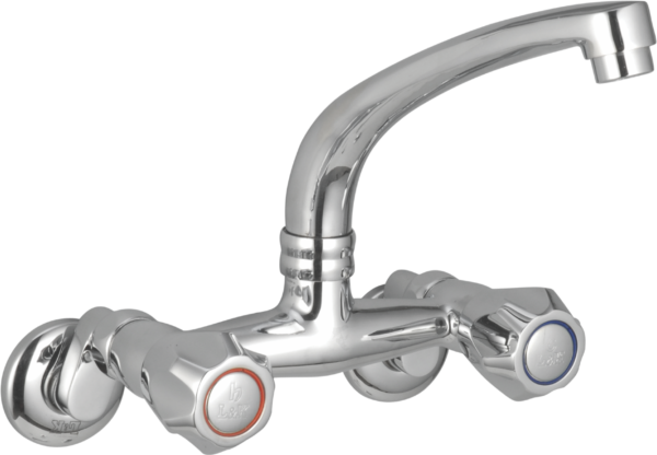 Sink Mixer with Swinging Spout