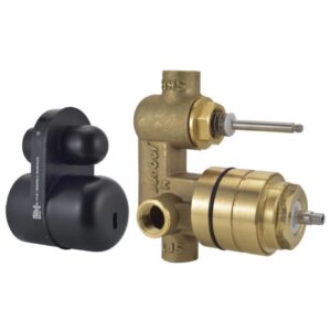 CONCEALED BODY FOR SINGLE LEVER HIGH FLOW DIVERTER