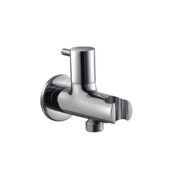 ROUND WALL OUTLET - CHROME