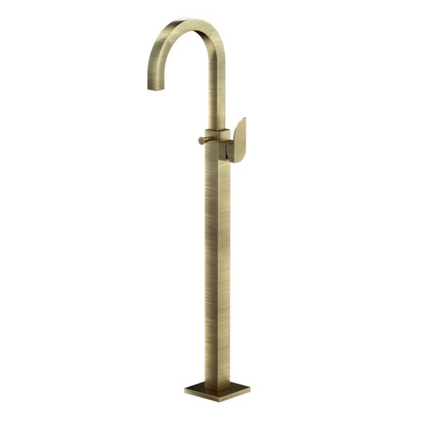 EXPOSED PARTS OF FLOOR MOUNTED SINGLE LEVER BATH MIXER - CHROME - Image 10