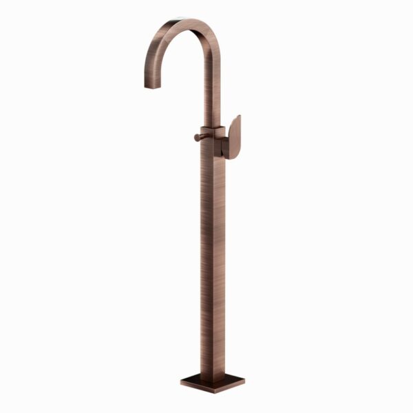 EXPOSED PARTS OF FLOOR MOUNTED SINGLE LEVER BATH MIXER - CHROME - Image 9