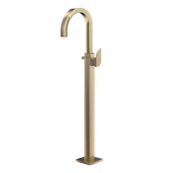 EXPOSED PARTS OF FLOOR MOUNTED SINGLE LEVER BATH MIXER - CHROME - Image 6