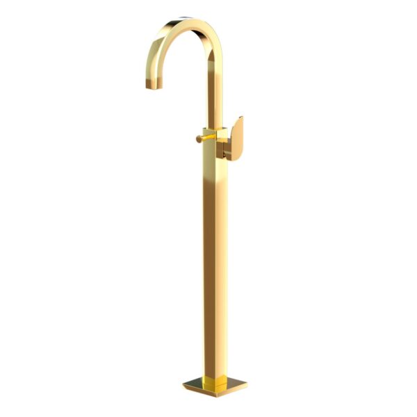 EXPOSED PARTS OF FLOOR MOUNTED SINGLE LEVER BATH MIXER - CHROME - Image 5