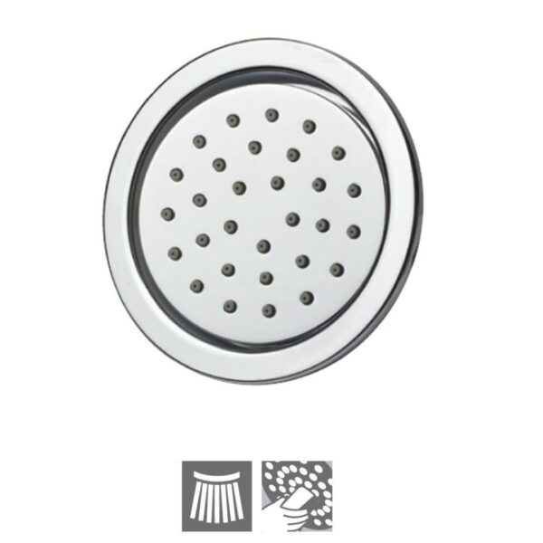 BODY SHOWER Ø120MM ROUND SHAPE - CHROME