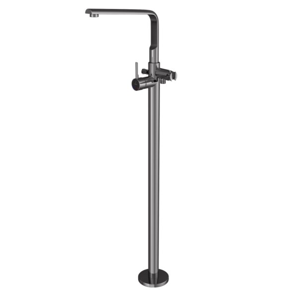 EXPOSED PARTS OF FLOOR MOUNTED SINGLE LEVER BATH MIXER - CHROME - Image 3