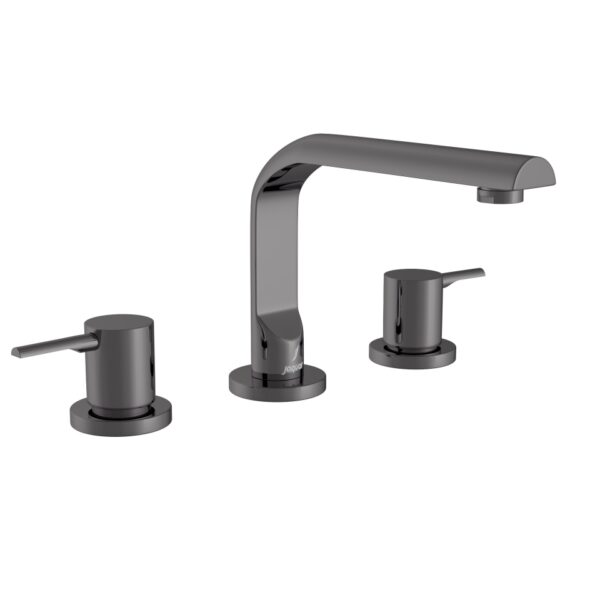 3-HOLE BASIN MIXER ROUND SPOUT - CHROME - Image 3