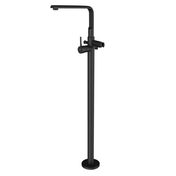 EXPOSED PARTS OF FLOOR MOUNTED SINGLE LEVER BATH MIXER - CHROME - Image 2