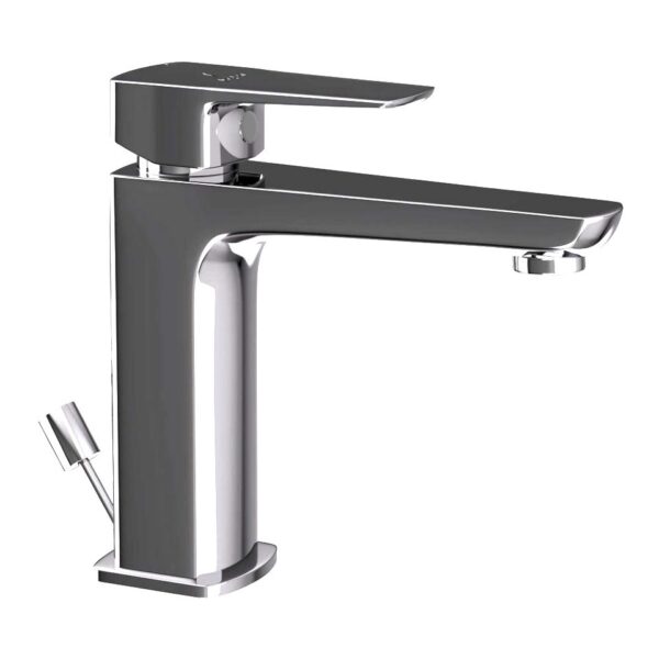 SINGLE LEVER BASIN MIXER WITH POPUP WASTE - CHROME - Image 8