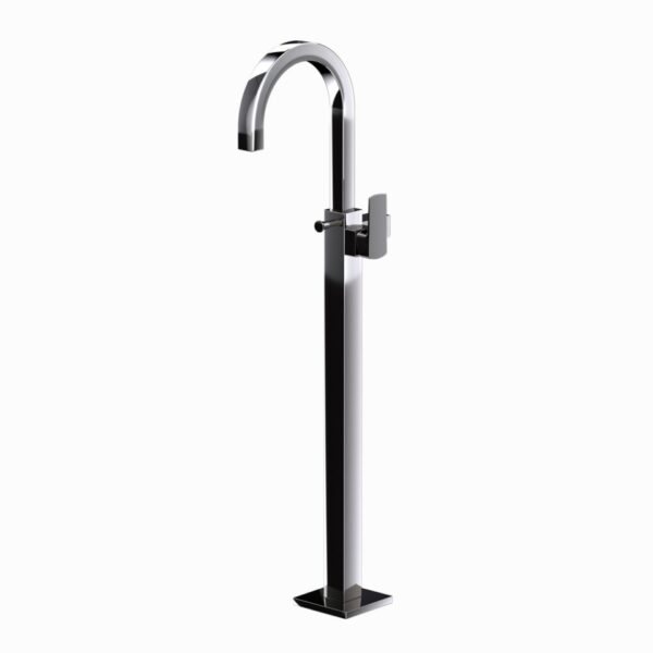 EXPOSED PARTS OF FLOOR MOUNTED SINGLE LEVER BATH MIXER - CHROME - Image 11