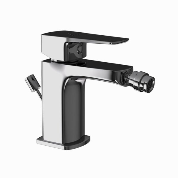 SINGLE LEVER 1-HOLE BIDET MIXER WITH POPUP WASTE SYSTEM - CHROME - Image 11