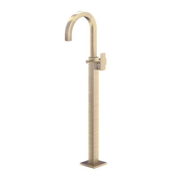 EXPOSED PARTS OF FLOOR MOUNTED SINGLE LEVER BATH MIXER - CHROME - Image 9