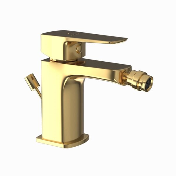 SINGLE LEVER 1-HOLE BIDET MIXER WITH POPUP WASTE SYSTEM - CHROME - Image 8