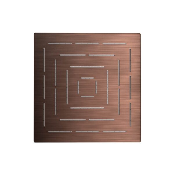 SQUARE SHAPE SINGLE FLOW MAZE OVERHEAD SHOWER - CHROME - Image 9