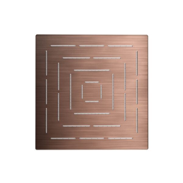 SQUARE SHAPE SINGLE FLOW MAZE OVERHEAD SHOWER - CHROME - Image 11