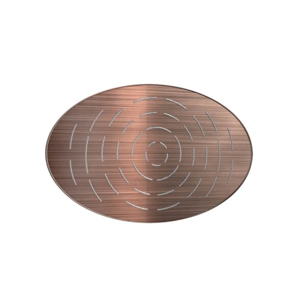 MAZE OVERHEAD SHOWER 340X220MM OVAL SHAPE SINGLE FLOW - CHROME - Image 9