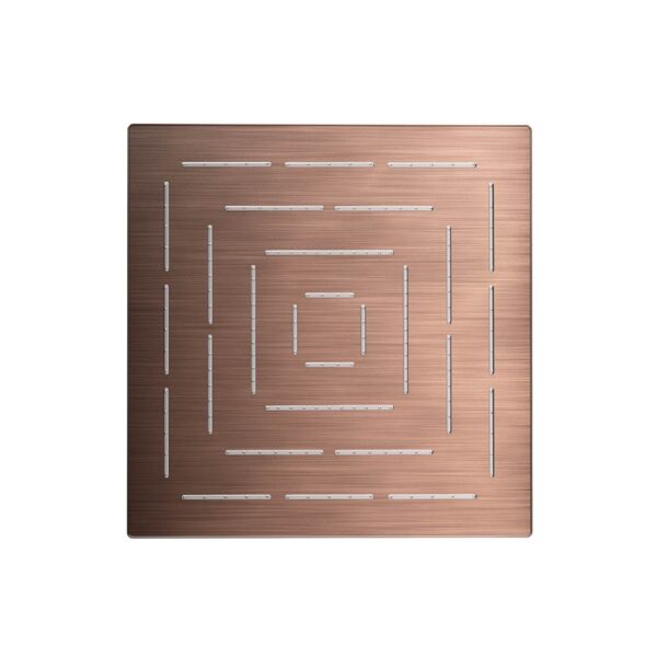 SQUARE SHAPE SINGLE FLOW MAZE OVERHEAD SHOWER - CHROME - Image 12