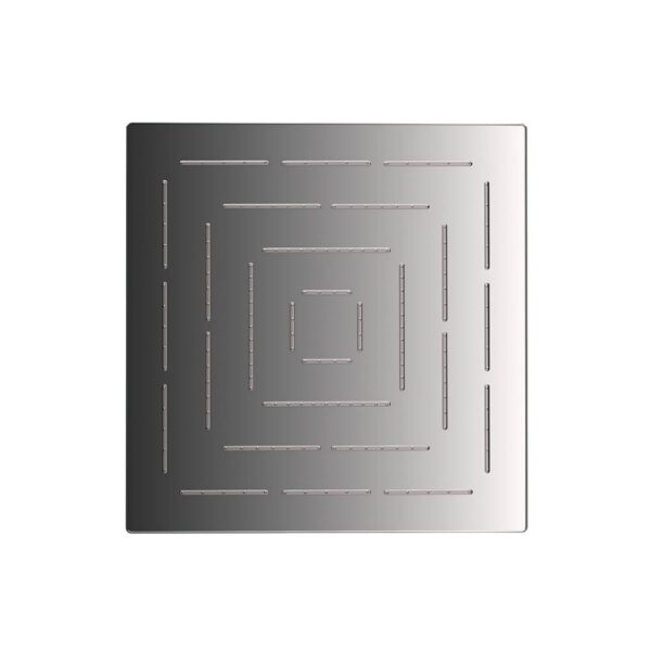 SQUARE SHAPE SINGLE FLOW MAZE OVERHEAD SHOWER - CHROME - Image 11