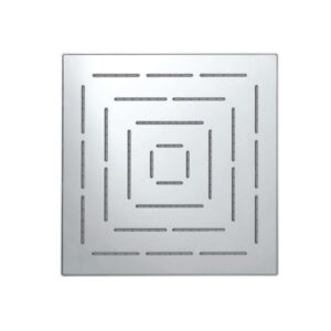 SQUARE SHAPE MAZE OVERHEAD SHOWER - CHROME