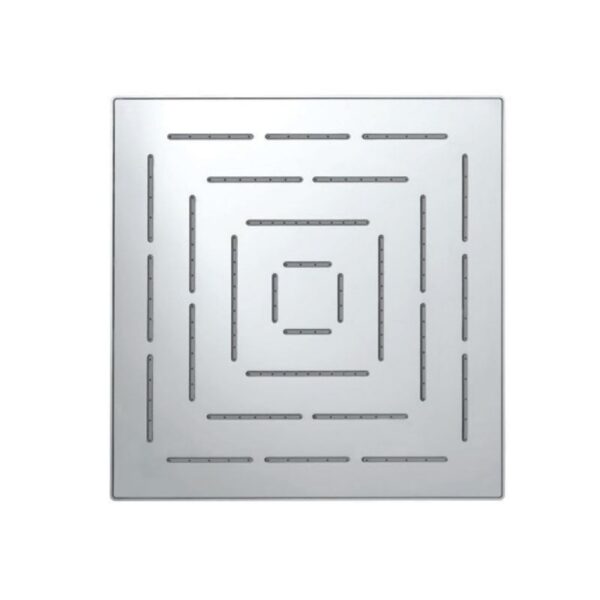 SQUARE SHAPE MAZE OVERHEAD SHOWER - CHROME