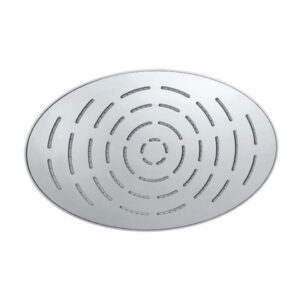 MAZE OVERHEAD SHOWER 340X220MM OVAL SHAPE SINGLE FLOW - CHROME