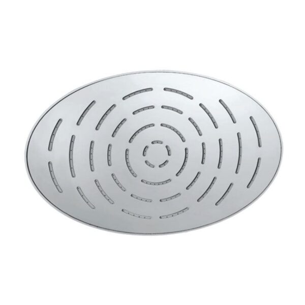 MAZE OVERHEAD SHOWER 340X220MM OVAL SHAPE SINGLE FLOW - CHROME