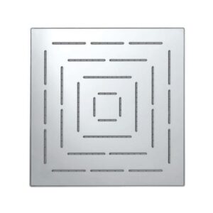 SQUARE SHAPE SINGLE FLOW MAZE OVERHEAD SHOWER - CHROME