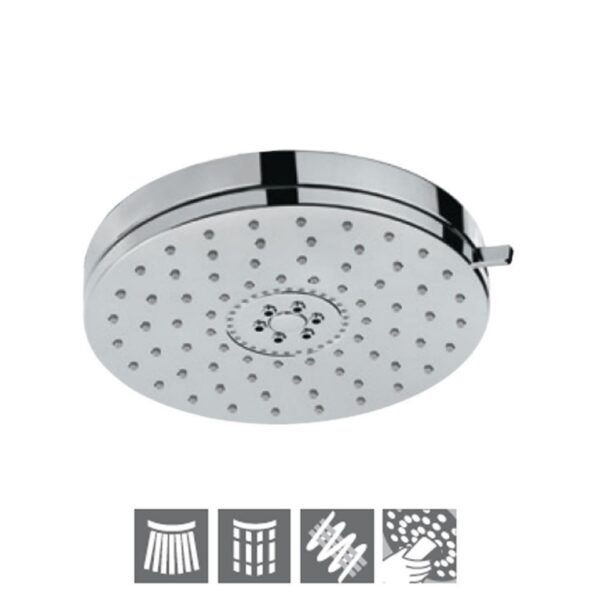 OVERHEAD SHOWER Ø140MM ROUND SHAPE MULTI FLOW