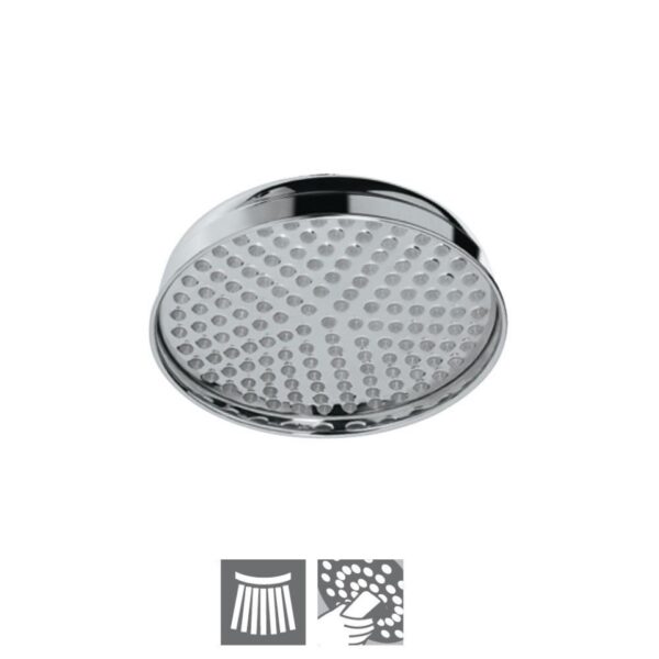 VICTORIAN SHOWER HEAD ROUND - CHROME