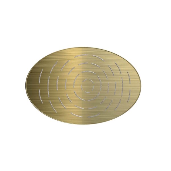 MAZE OVERHEAD SHOWER 340X220MM OVAL SHAPE SINGLE FLOW - CHROME - Image 6