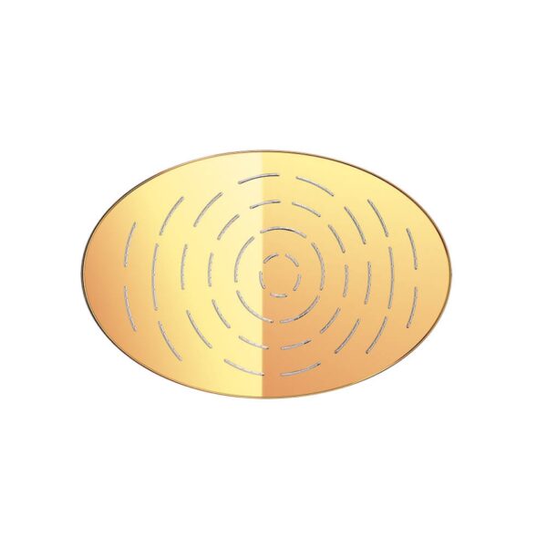 MAZE OVERHEAD SHOWER 340X220MM OVAL SHAPE SINGLE FLOW - CHROME - Image 5