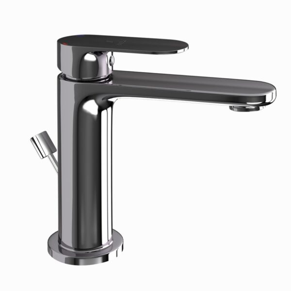 SINGLE LEVER BASIN MIXER WITH POPUP WASTE - CHROME - Image 8