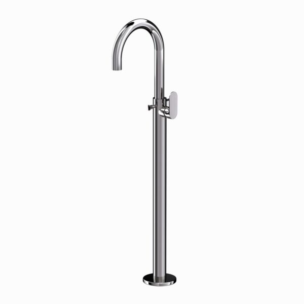 EXPOSED PARTS OF FLOOR MOUNTED SINGLE LEVER BATH MIXER - CHROME - Image 11