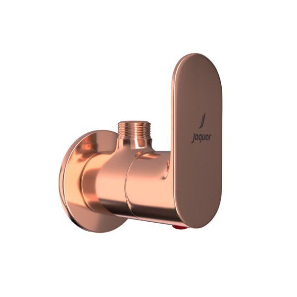 ANGLE VALVE WITH WALL FLANGE - CHROME - Image 2