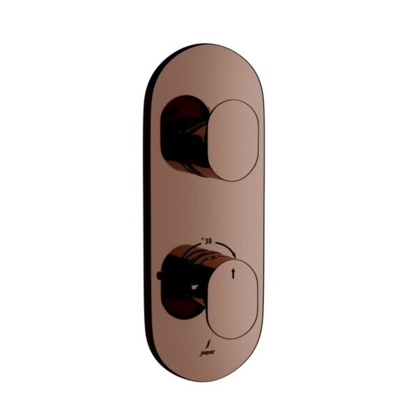 AQUAMAX EXPOSED PART KIT OF THERMOSTATIC SHOWER MIXER WITH 2-WAY DIVERTER - CHROME - Image 2