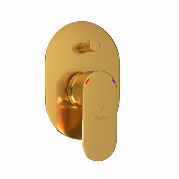 SINGLE LEVER EXPOSED PARTS KIT OF HI-FLOW DIVERTER - GOLD BRIGHT PVD - Image 7